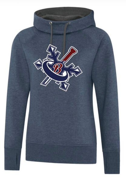 Women's Scuba Neck Hoodie
